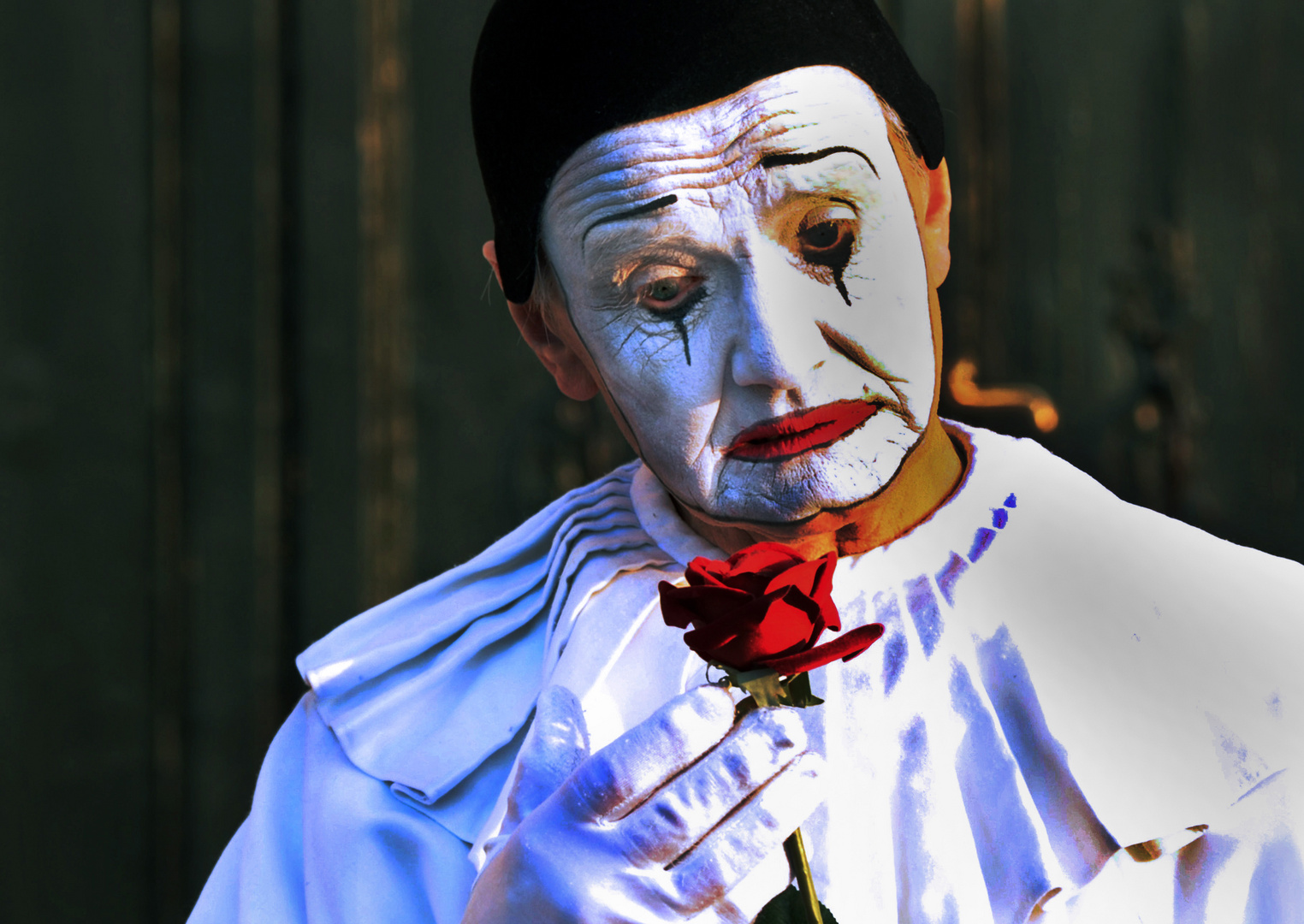 der traurige Clown Foto & Bild portrait, grimassen, menschen Bilder