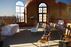 Der Trauungssaal im Belvedere. 
