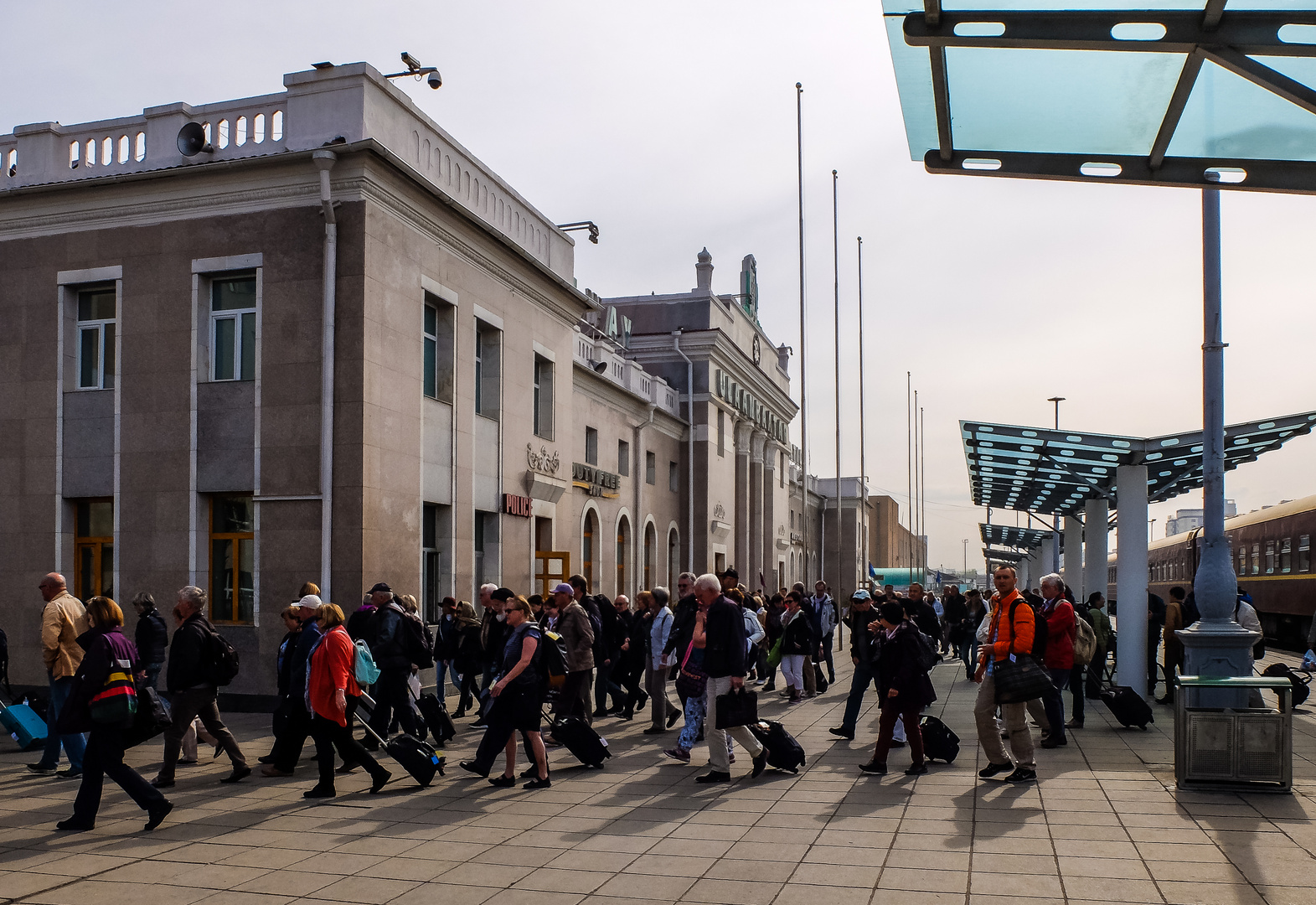 Der Treck der Touristen