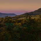 der Trifels im Novemberabendlicht