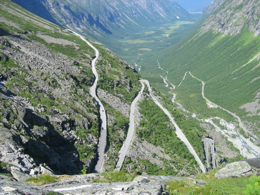 Der Trollstigen in Norwegen