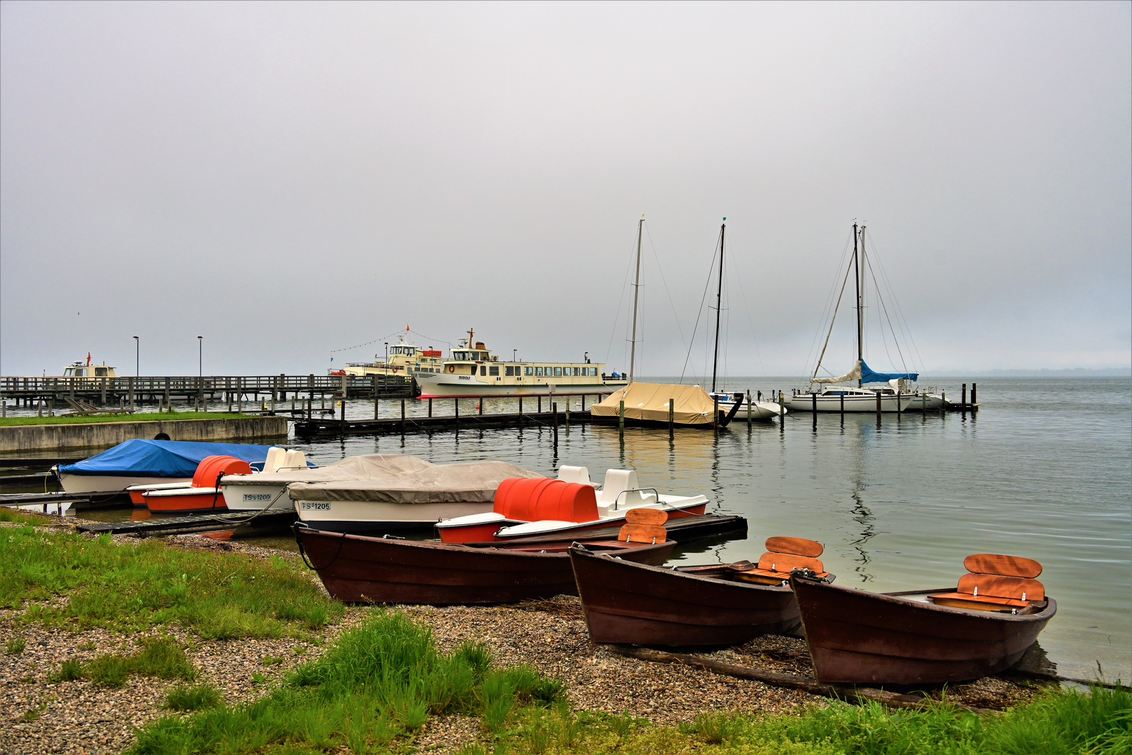 Der trübe Chiemsee