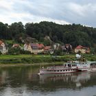 Der tschechische Raddampfer "Vltava"