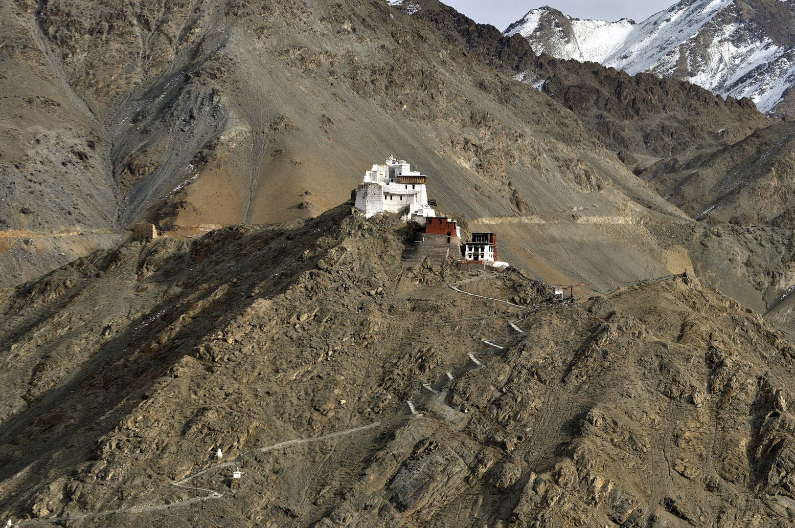 Der Tsemo-Hügel oberhalb Leh, Ladakh/Indien