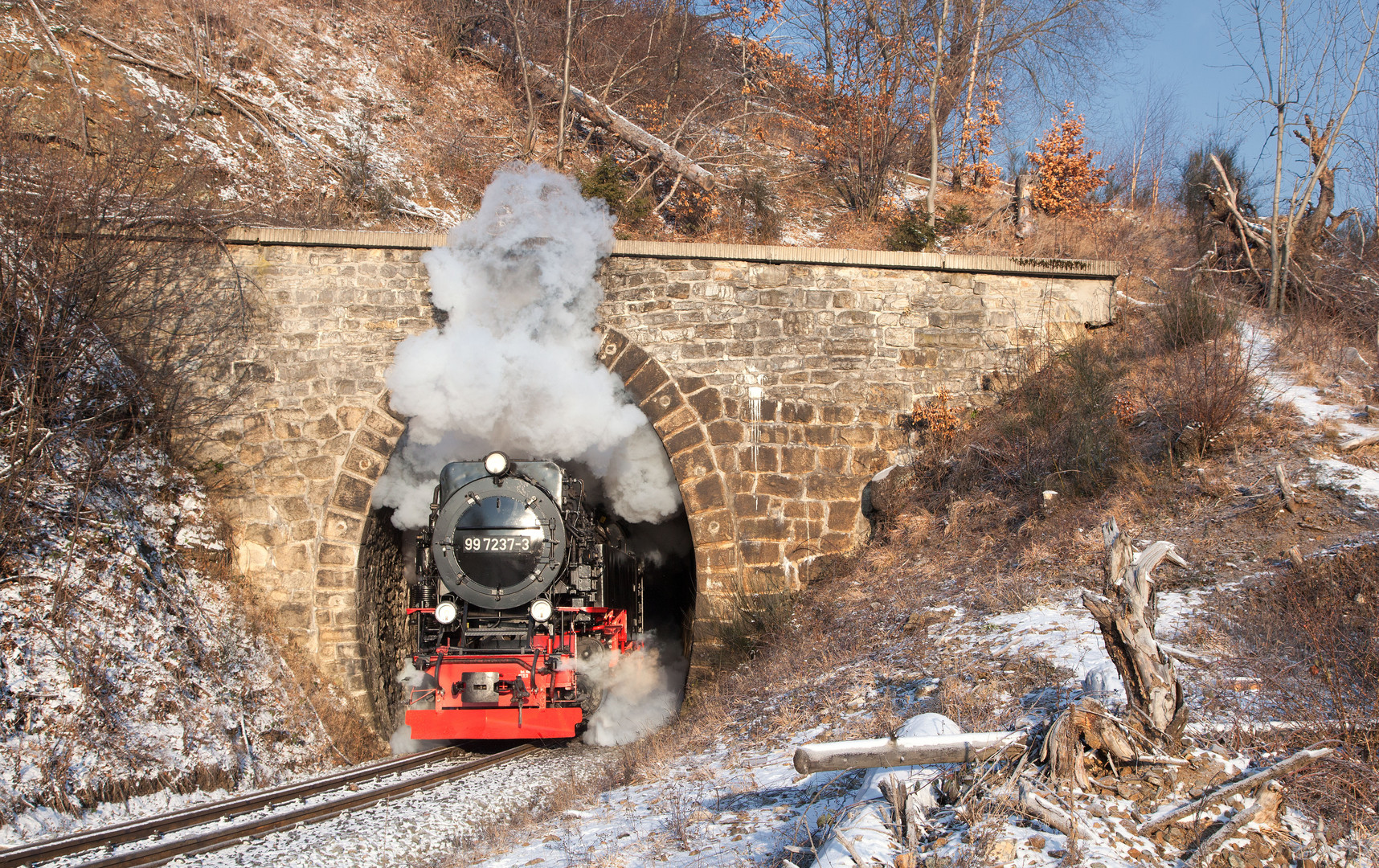 Der Tunnel am Kleinen Thumkuhlenkopf ...