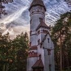 der Turm auf dem Ohlsdorfer Friedhof