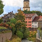 Der Turm der Michaeliskirche in Ohrdruf/Thür.