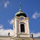 Der Turm der Wallfahrtskirche Mariahilfberg