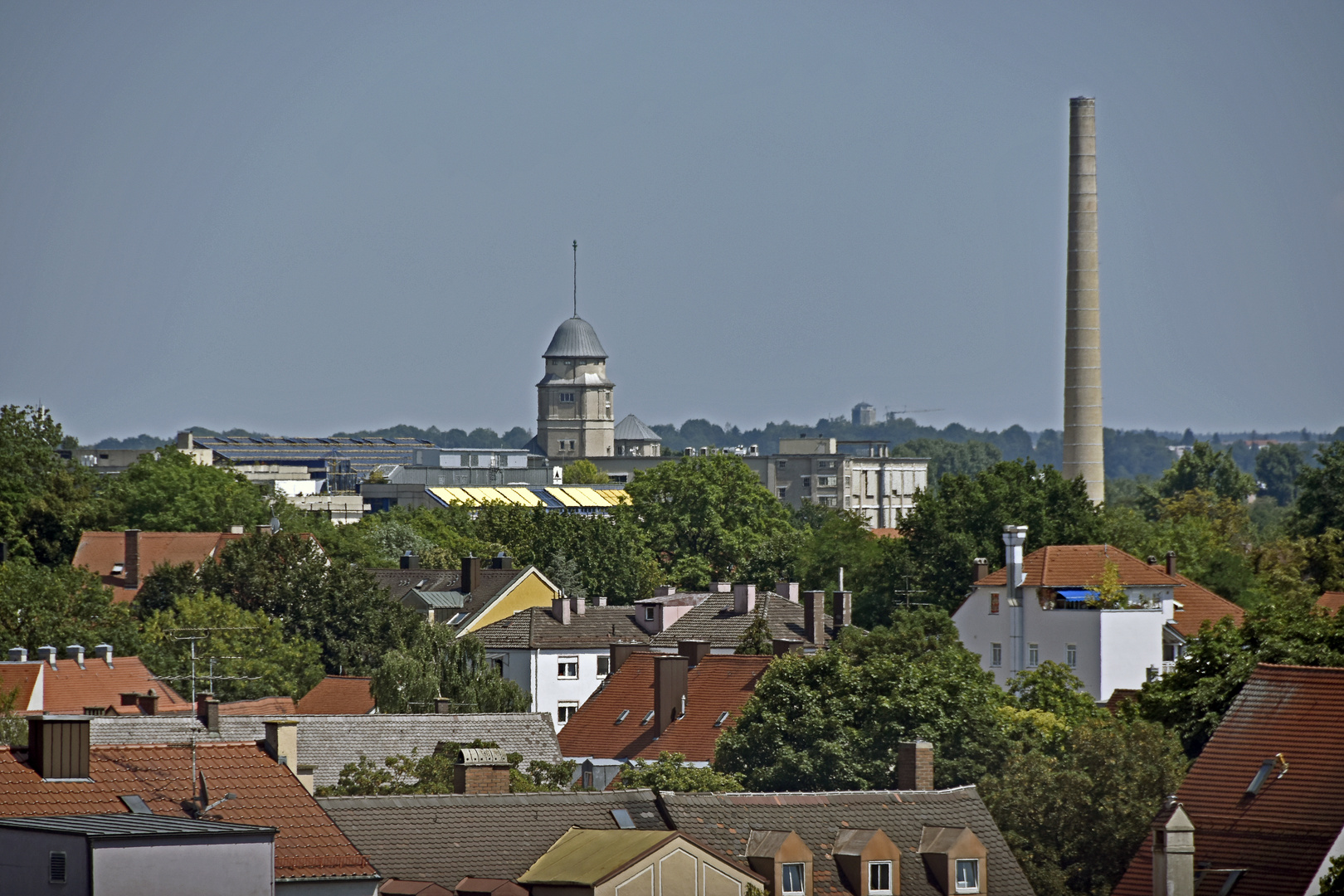 der Turm des Glaspalastes