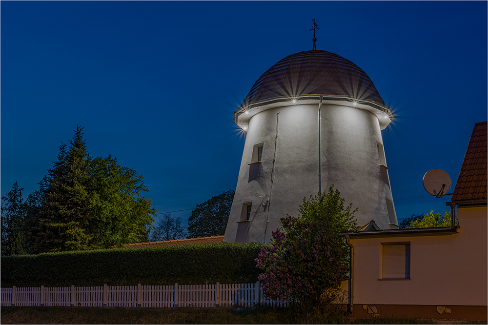 Der Turm einer Mühle in Altenburg