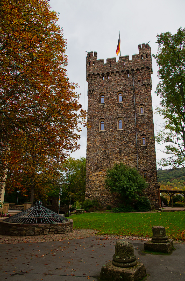 Der Turm und der Innenhof 