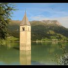 Der Turm von Graun am Reschenpass