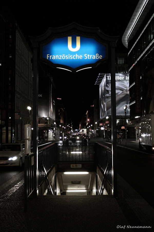 Der U-Bahnhof Französische Straße