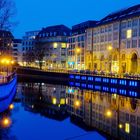 Der U-Bahnhof Spittelmarkt bei Nacht