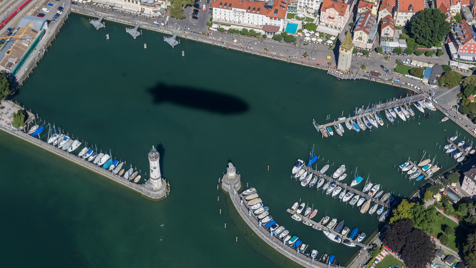 Der "U-Boot-Hafen" von Lindau