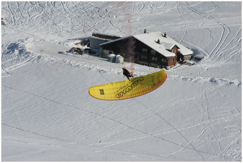 Der Überflieger von Adelboden