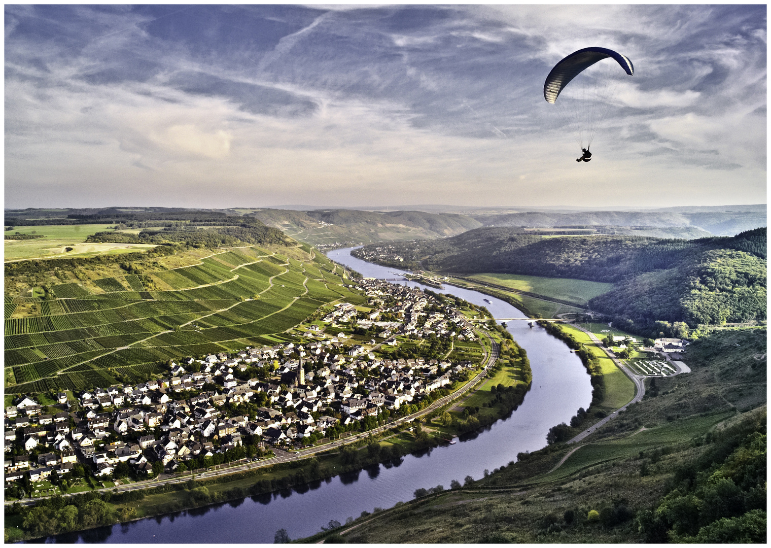 Der Überflug des Hauptstromes