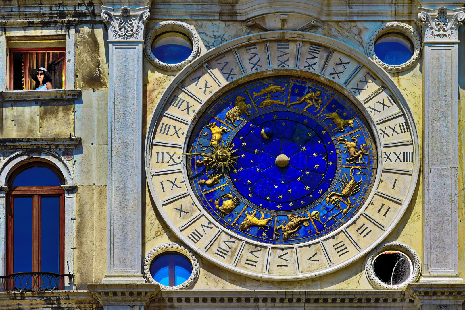 Der Uhrenturm von Venedig (Torre dell'Orologio)