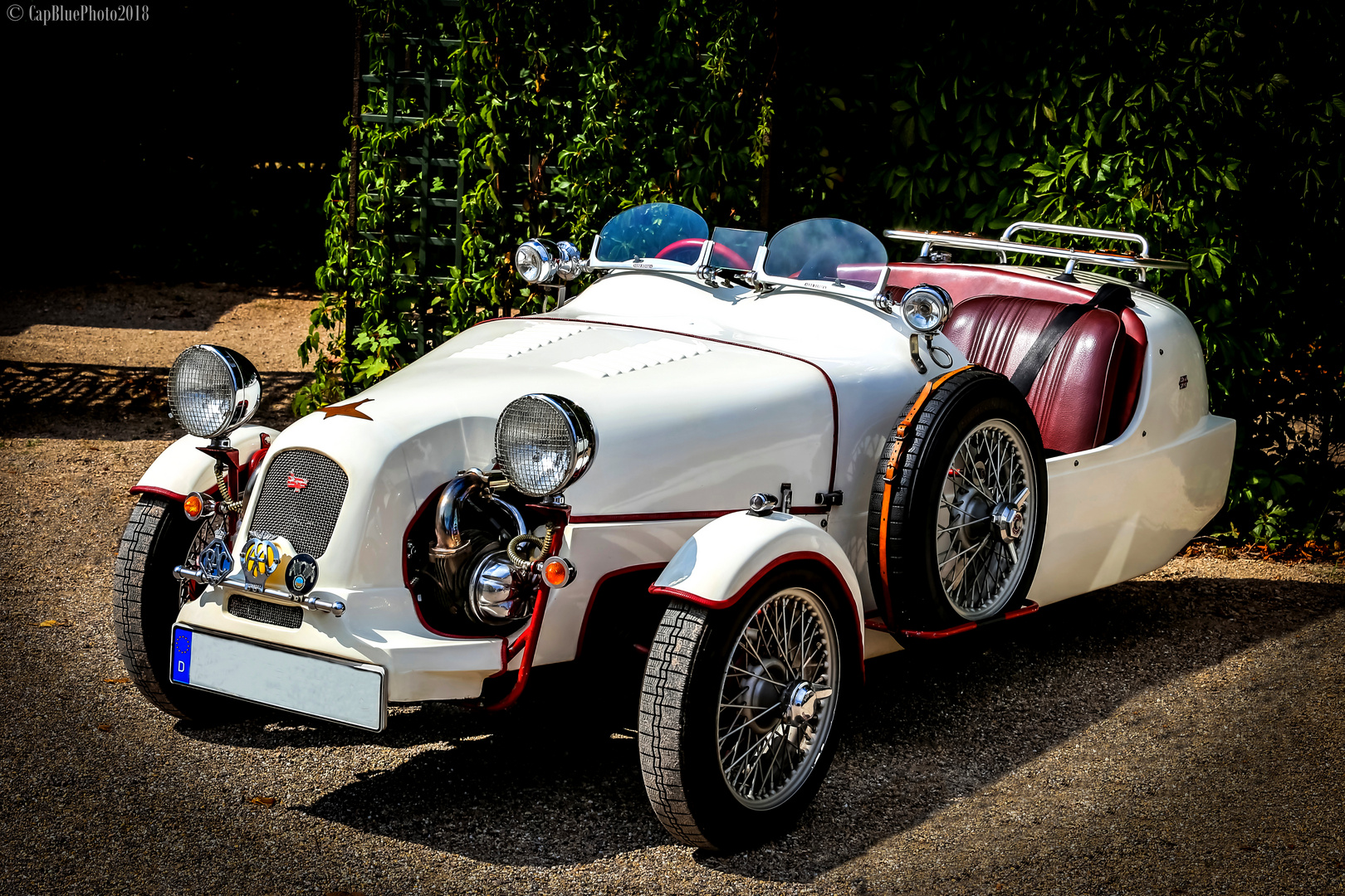 Der unbekannte Roadster bei den Classic Cars 2018 Schwetzingen