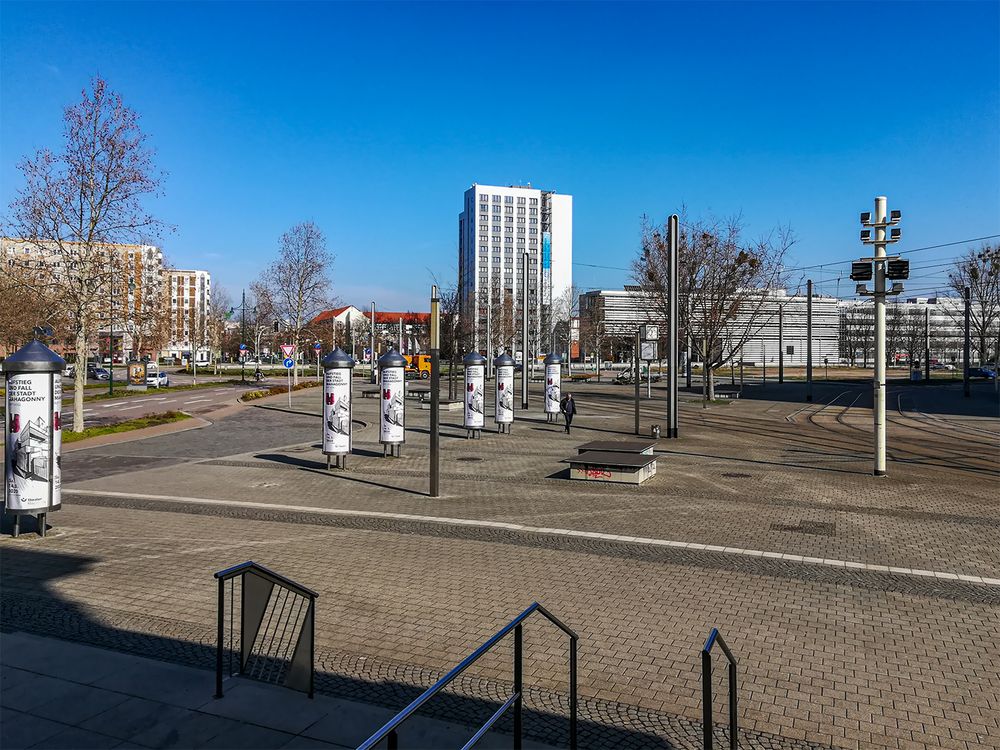 Der Universitätsplatz....