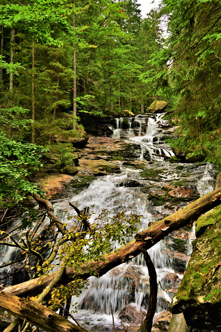 Der untere Rißlochwasserfall