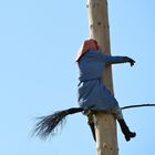 der untere Teil vom Maibaum