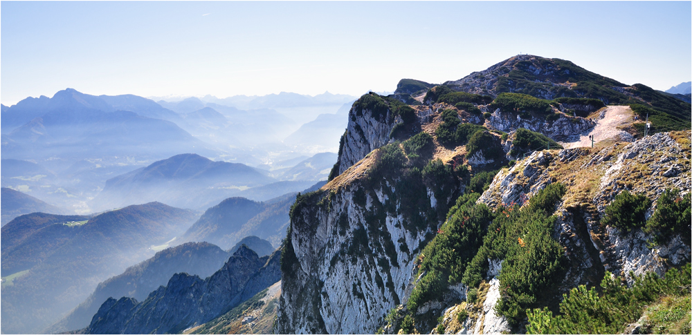 DER UNTERSBERG MIT DEM STEINERNEN MEER