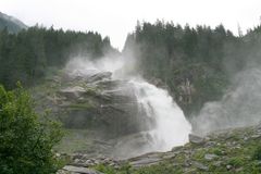 Der unterste Krimmlerwasserfall ( Oberpinzgau, Salzburgland )