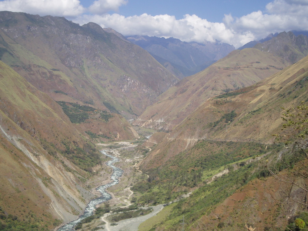 Der Urubambafluß in Perú