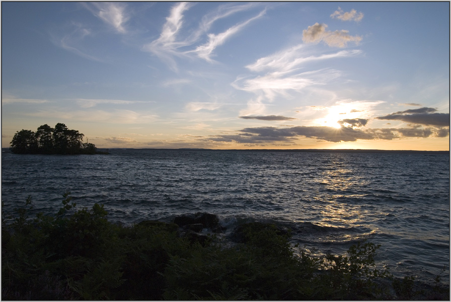 - der Vättern bei Västanvik -