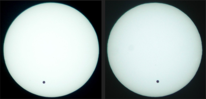 Der Venustransit als Stereofoto