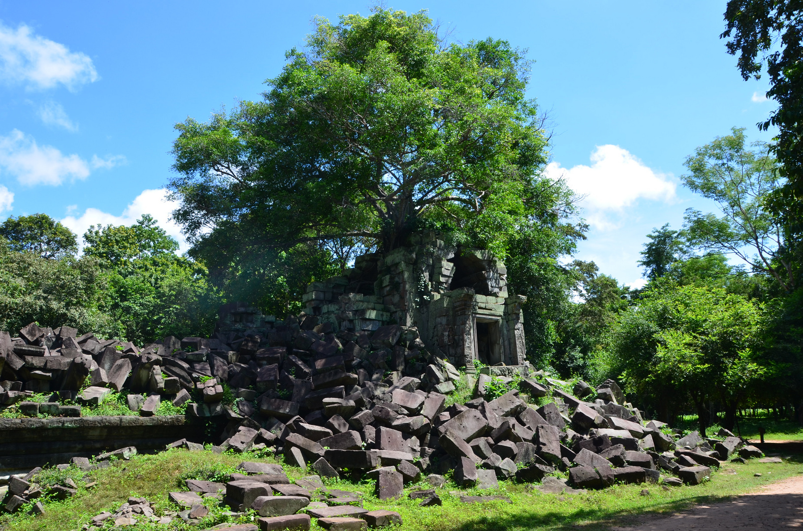 Der verfallene Tempel Beng Mealea. Siem Rap