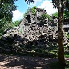 Der verfallene Tempel Beng Mealea. Siem Reap