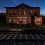 Der verlassene Bahnhof...