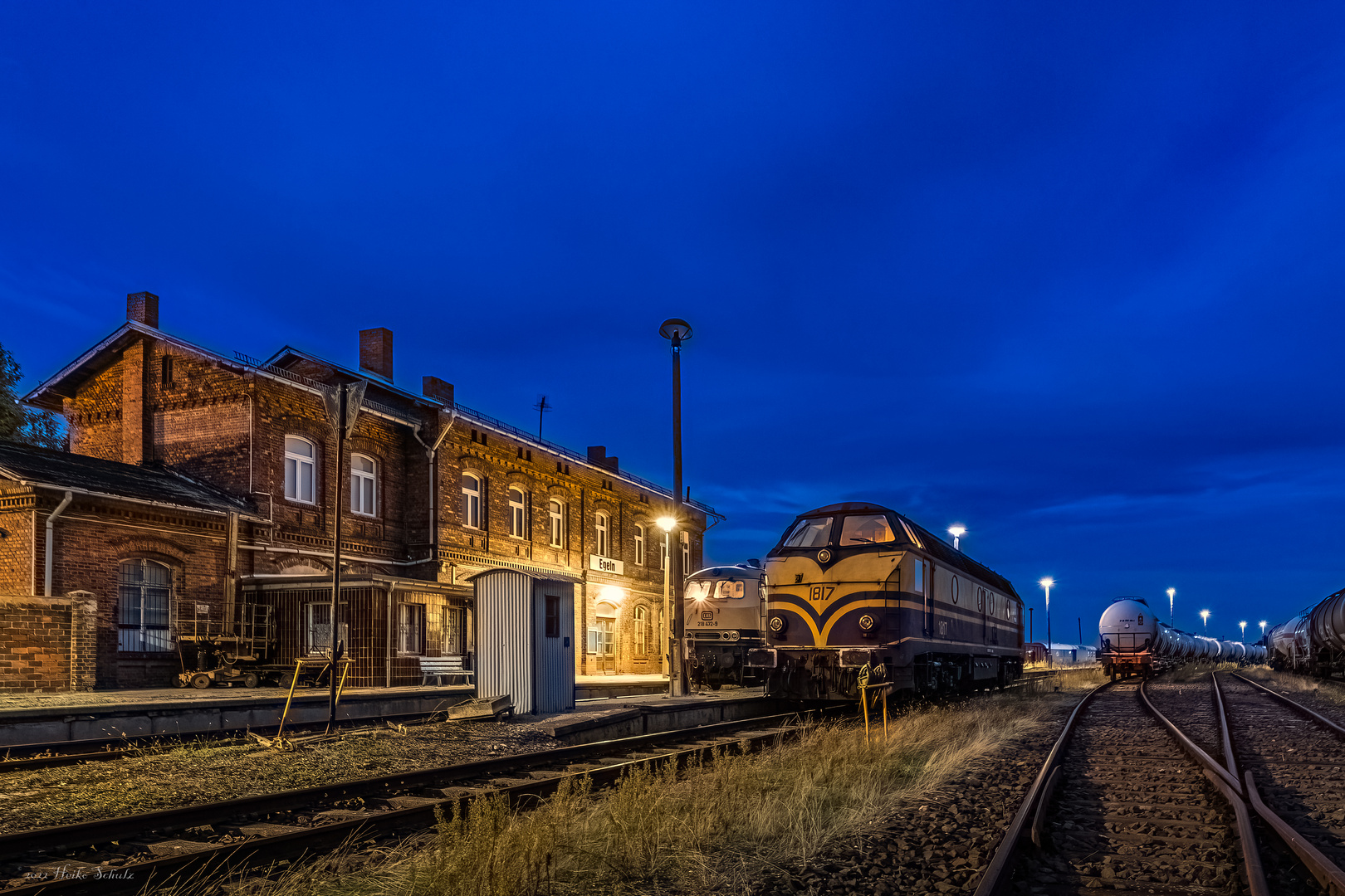 Der verlassene Bahnhof in Egeln