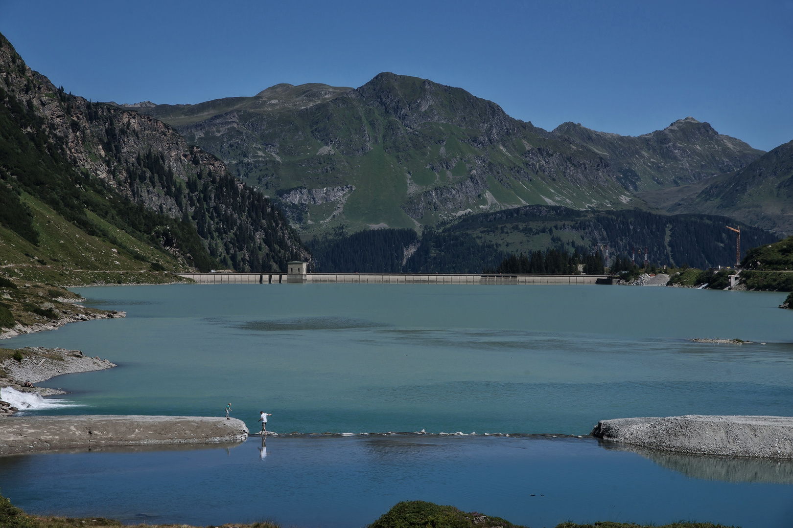 der Vermuntstausee auf 1748m