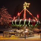 Der vermutlich größte freihängende saarländische Adventskranz 