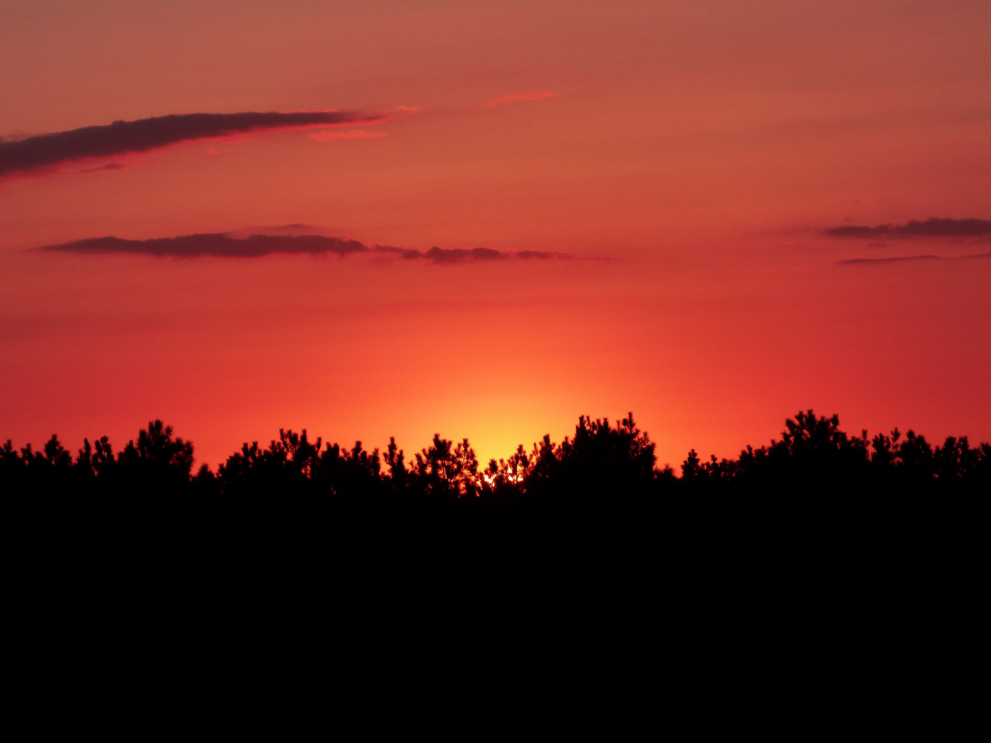 Der verpasste Sonnenuntergang...