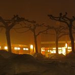 Der verschneite Marktplatz