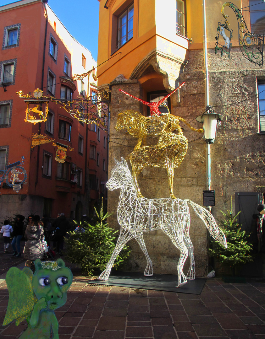 der Vier-Viecher-Platz in Innsbruck