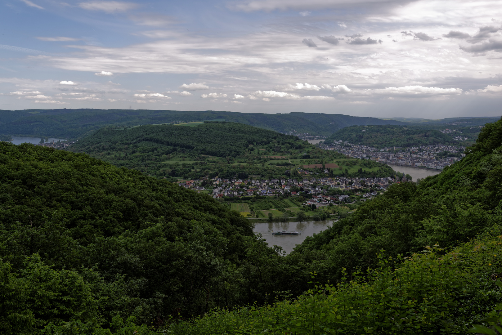 Der "Vierseenblick" bei Boppard am Rhein