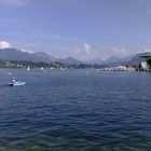 Der Vierwaldstätter See von Luzern aus gesehen