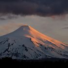 Der Villarrica im Abendlicht