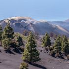 der Volcán de Tajogaite immer noch ausgasend