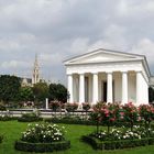 DER VOLKSGARTEN - DER THESEUSTEMPEL UND DAS WIENER RATHAUS