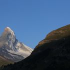 Der Vollmond rollt zum Matterhorn