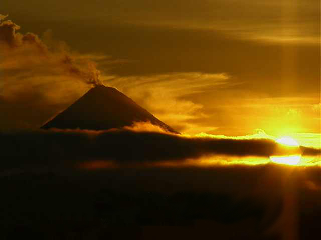 Der Vulkan Arenal in Costa Rica