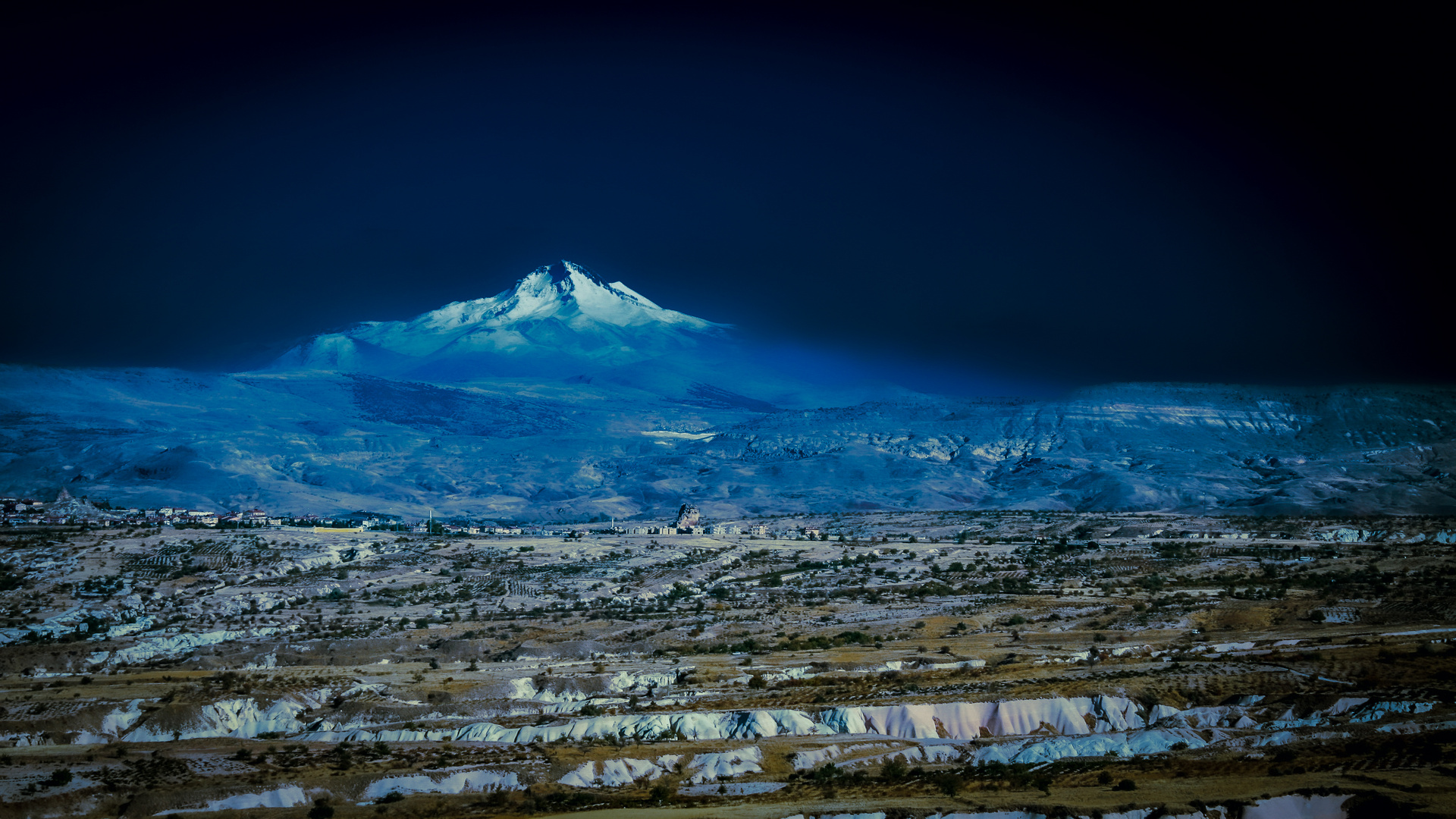 Der Vulkan Erciyes bei Kayseri