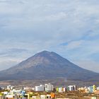 Der Vulkan Misti von Arequipa aus gesehen