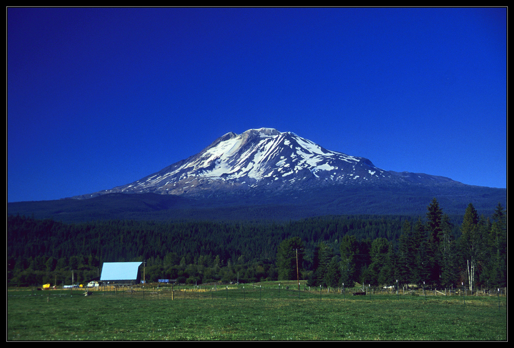 Der Vulkan Mount Adams